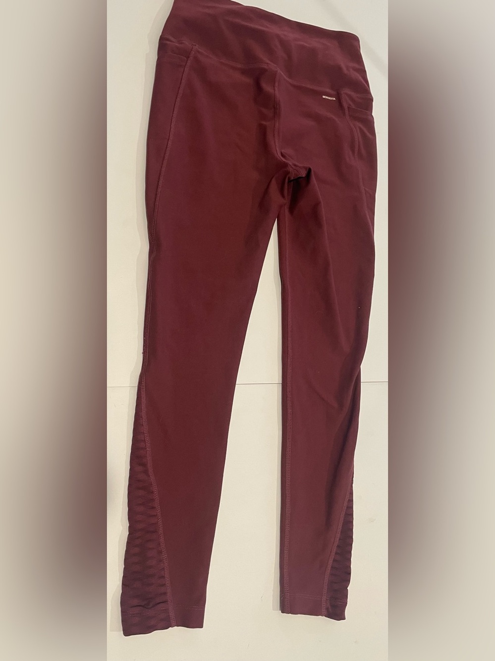 Mondetta Men's Jogger Leggings in Deep Burgundy